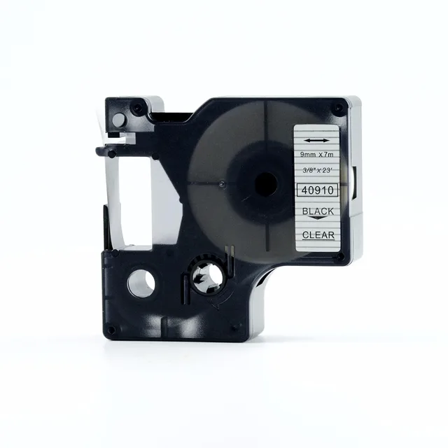 Special Offers China suppliers 9mm black on clear 40910 DYMO D1 standard labelling tapes for Dymo label printer Special Offers China suppliers 9mm black on clear 40910 DYMO D1 standard labelling tapes for Dymo label printer