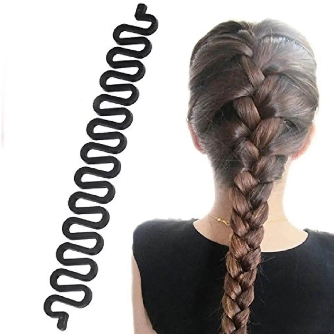 Hair Braiding Tool Fish Bone Braider Roller Twist Styling Bun