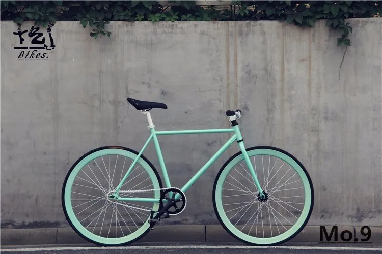 1 шт. fixie велосипед с фиксированной передачей 46 см 52 см 56 см DIY односкоростной Дорожный велосипед трек fixie Велосипед fixie велосипед