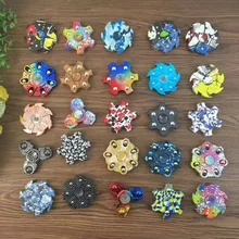 Foleto Новинка года 5 листьев Непоседа игрушка EDC палец Спиннер против стресса успокаивающий и ADAD ручной Спиннер ABS Творческий палец гироскоп