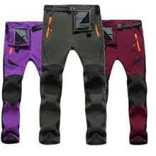 Горячее предложение! Распродажа! Новые уличные спортивные походные альпинистские теплые лыжные брюки ветрозащитные мягкие оболочки мужские и женские большие размеры S-4XL