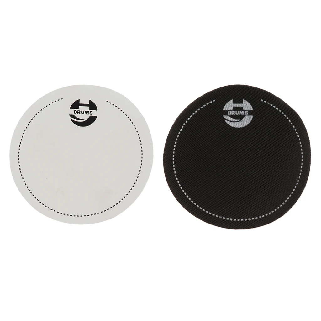2pcs Bass Drum Head Pad Impact Patch Drumhead Protector for Drum Parts
