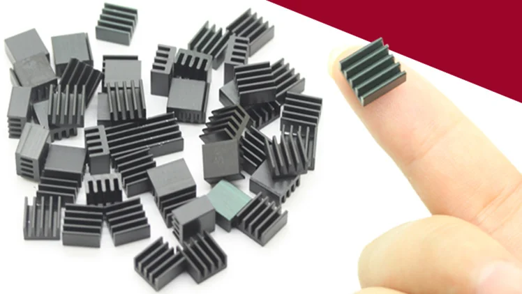 

10pcs Ultra-thin mini 9X9X5mm Aluminum Heatsink for miner small memory circuit board routing chip Heat sink 9*9*5mm Cooling Pads