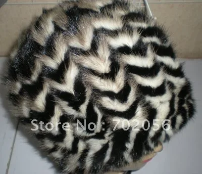 

Mink Skullies Beanies Hats Knitted HAT Women 5pcs/lot #2299
