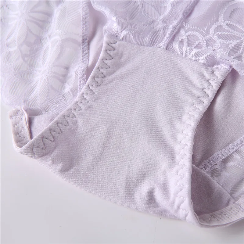 6XL Panties Women Plus Size Sexy Lace Transparent Super Large Briefs High Quality Underwear Female Seamless Panties 00 (4)