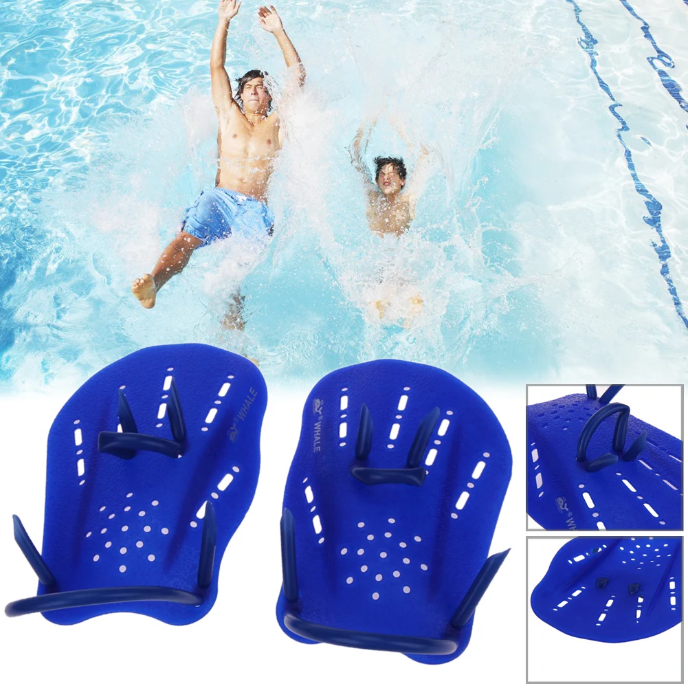 Buy 1 Pair Swimming Paddles Adjustable PVC Hand Webbed