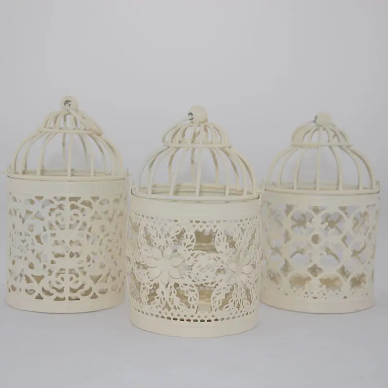 

Fashion rustic birdhouse iron lantern home decoration birthday gift wedding props mousse