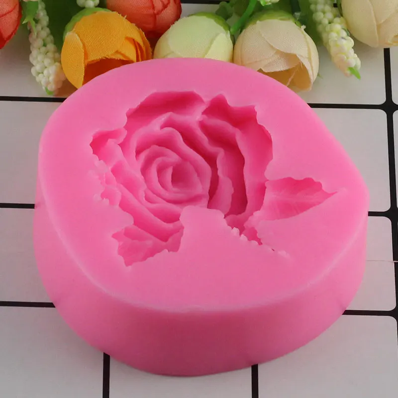 Mujiang 3D лепесток цветка розы силиконовая форма помадка подарок украшение шоколадный торт печенье Fimo Полимерная глина-смола формы для выпечки