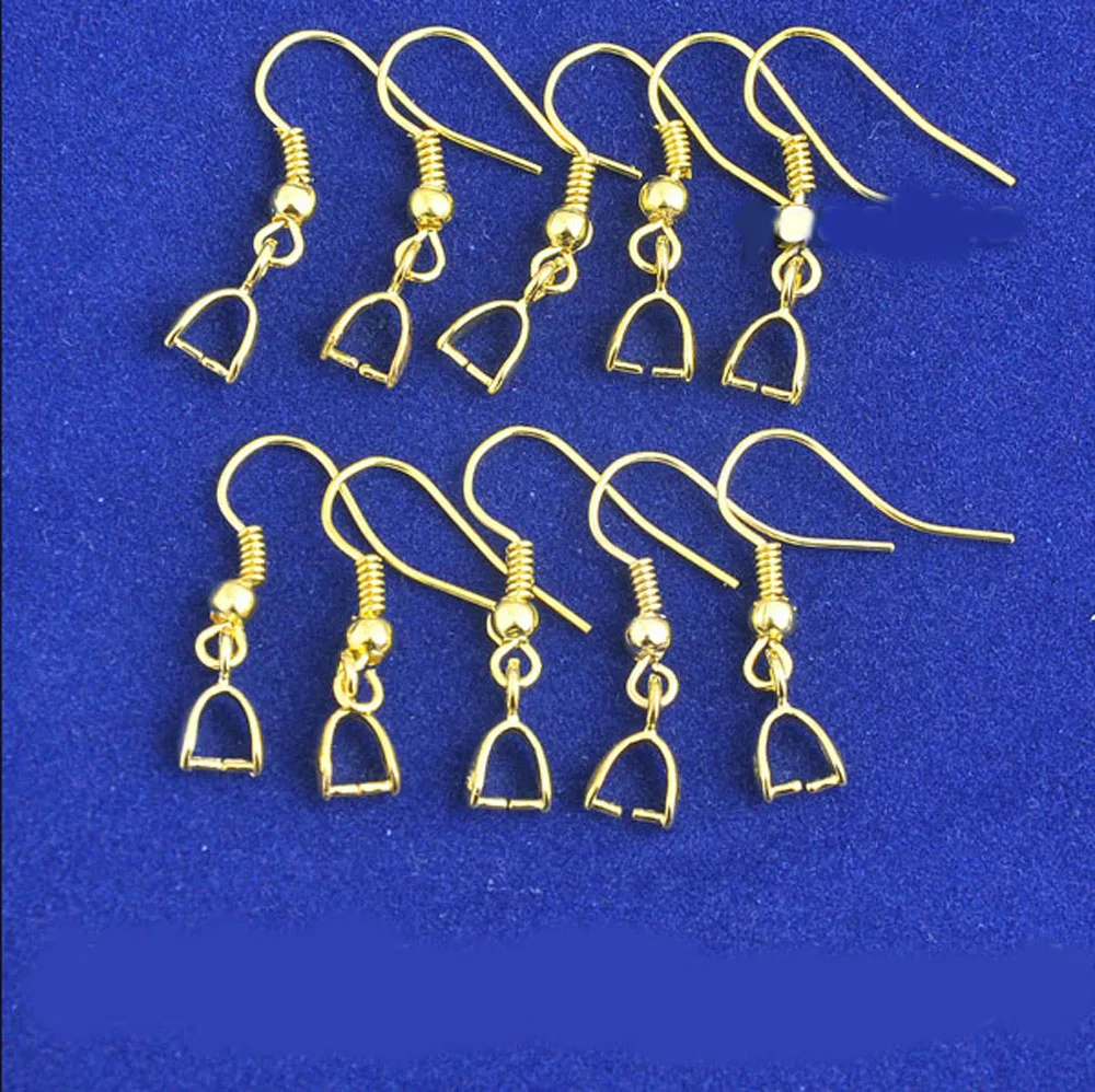 50PCS The many lot DIY Earring Findings Earrings Clasps Hooks Fittings