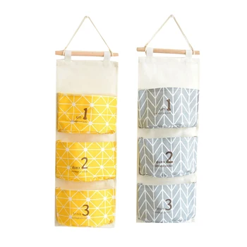 

LIYIMENG Multi-layer Hanging Storage Organization Behind Door Wall Collection Bag Bag Pockets Organizers For Pen Makeup Tools
