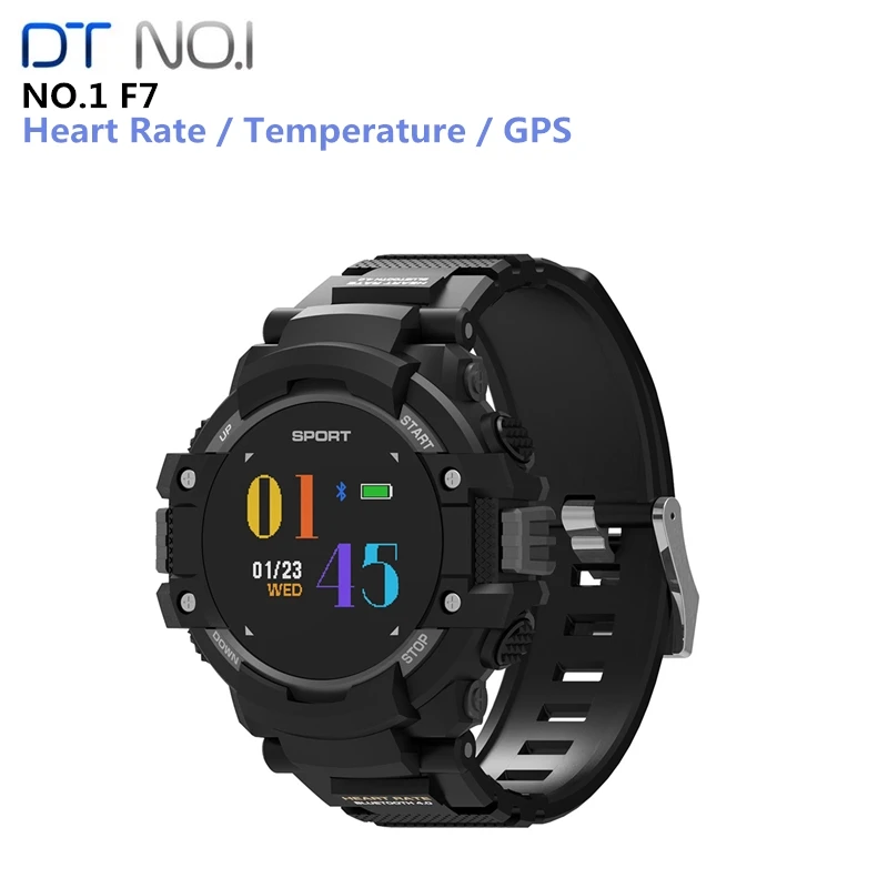 DTNO.1 F7 GPS Smart watch Wearable Devices Activity Tracker Bluetooth 4.2 Altimeter Barometer Compass GPS outdoors watch
