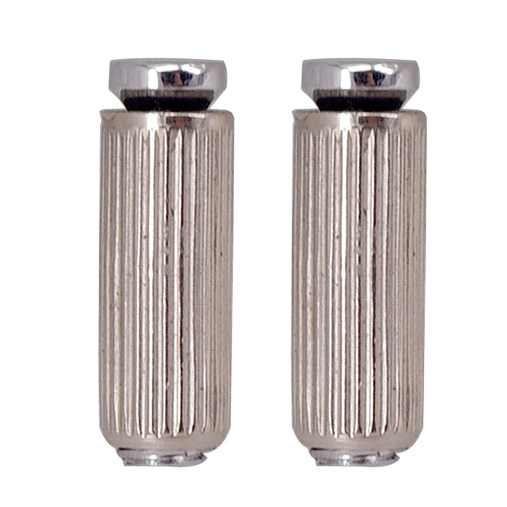 Pack Of 2 Iron Electric Guitar Tremolo Bridge Tailpiece Studs Locking Posts Musical Instrument Parts