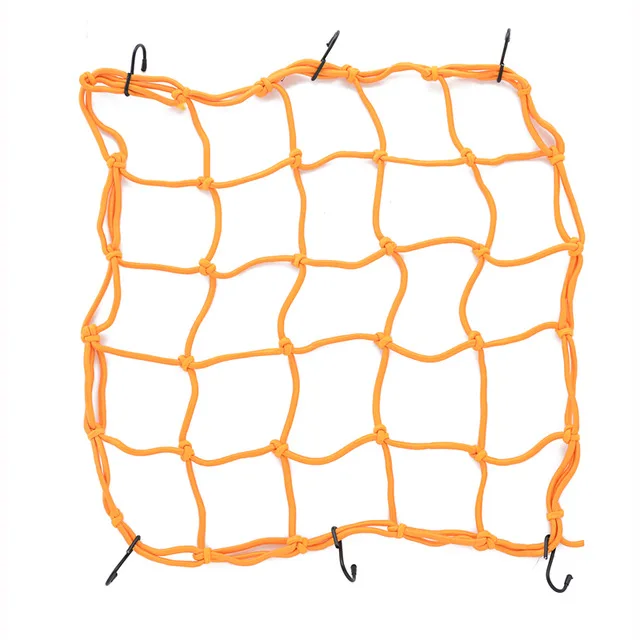 Мотоцикл Велосипед 6 крючков удерживайте топливный бак мотоцикла багажа Сетка Веб-банджи черный - Цвет: Цвет: желтый