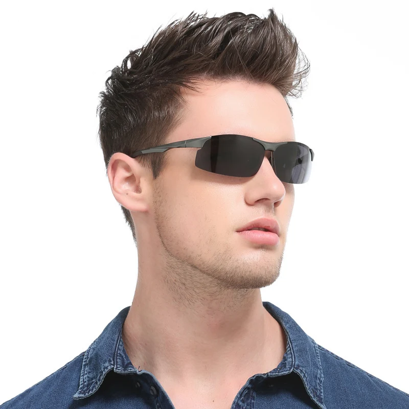 2017 Fashion Men Sunglasses Unique ray Brand Designer Polarized