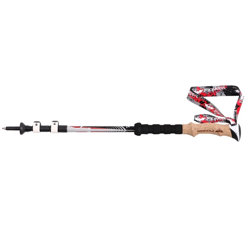 Esportes de Esqui Ultraleve de Fibra de Carbono Caminhadas ao ar 3 Seções Telescópica Livre Escalada Bengala Trekking Pólo Bengala k5 20 High Quality Esporte e Lazer