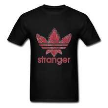 Stranger Demogorgon, camiseta negra para hombre, camisetas con Logo de Stranger Things, camiseta Vintage de verano de los años 90, camiseta Eater Flower