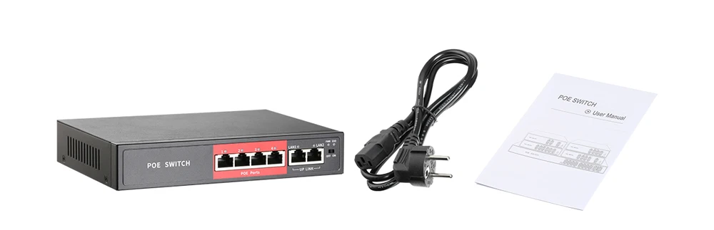 MISECU 48V сетевой коммутатор POE Switch, 4/8 10/100 Мбит/с Порты IEEE 802,3 af/at Over Ethernet POE IP Камера/Беспроводной AP/CCTV Камера Системы