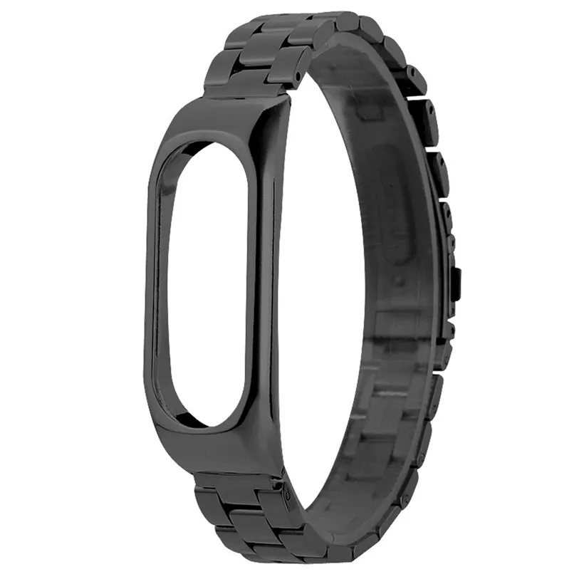 

For Xiaomi Mi Band 2 Stainless Steel Luxury Wristband Metal Ultrathin New Strap drop shipping 0905