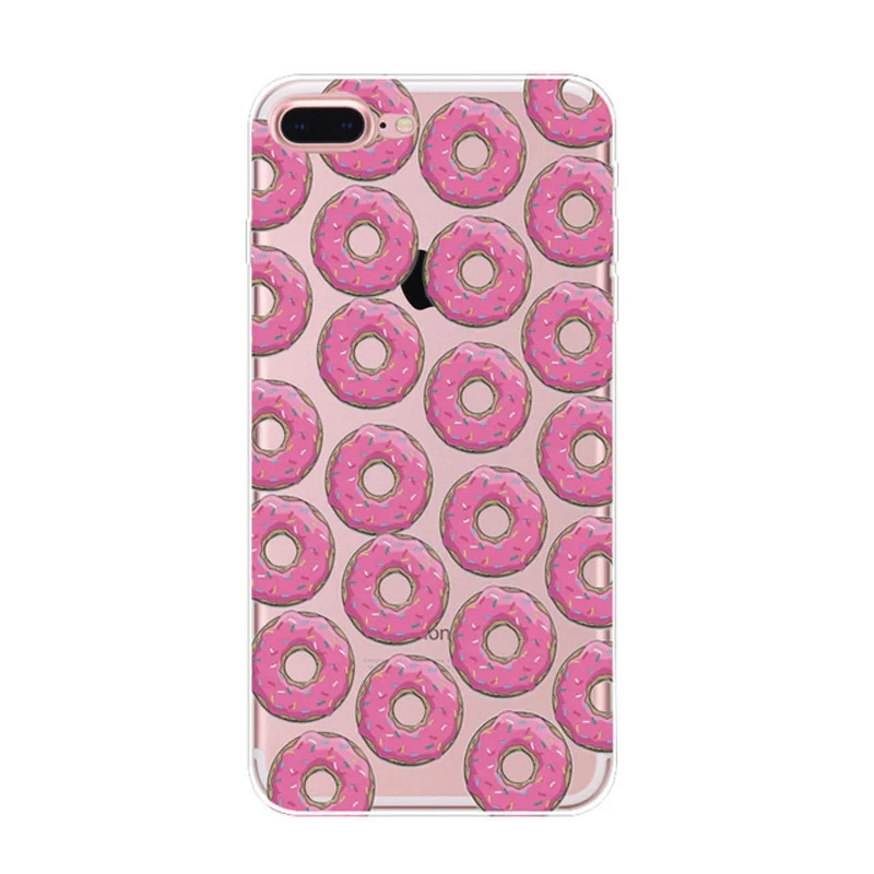 Чехол для телефона Donut Icecream iphone XS max мягкий силиконовый прозрачный чехол из ТПУ