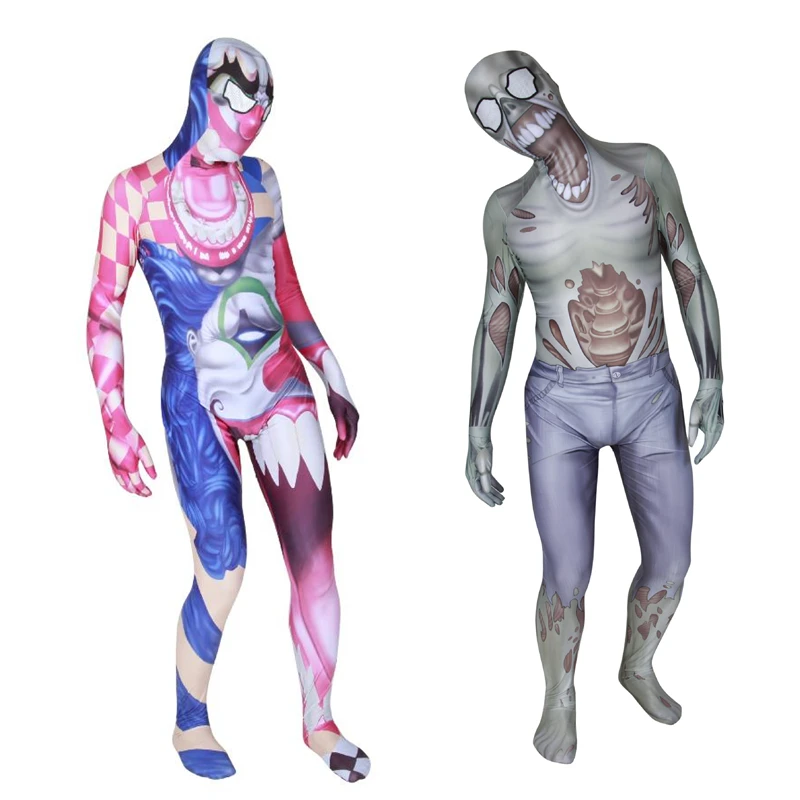 

Halloween Specter Ghost Horror New version Costume Cosplay Zentai Superhero Bodysuit Suit Halloween Cosplay BOOCRE