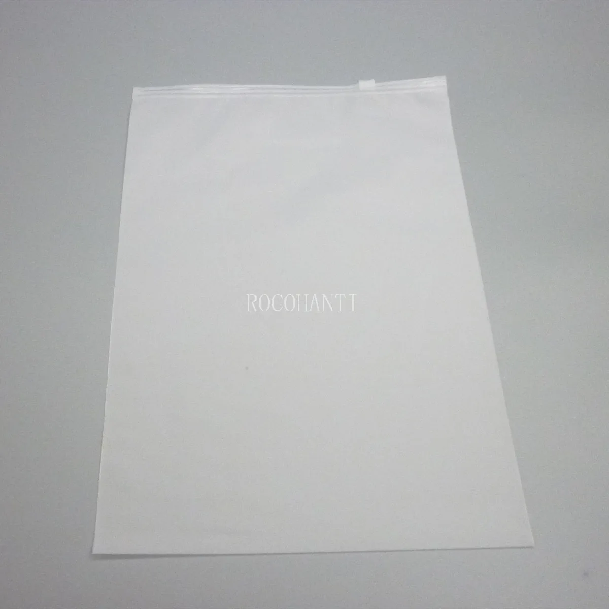 Print Zipper Top Frosted Plastic Bags 