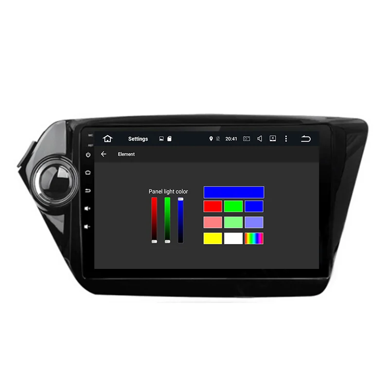 Cheap Lenvio 9" IPS 2G RAM Android 7.1 CAR Radio GPS Navigation For KIA RIO K2 2010 2011 2012 2013 2014 2015 Car DVD Player Quad Core 4