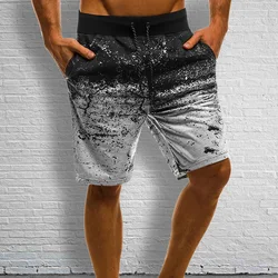 Short de plage décontracté pour hommes, mode jogging imprimé 3D, survêtement court, été Hip Hop, Slim, entraînement, 3 4Xl, 2021 