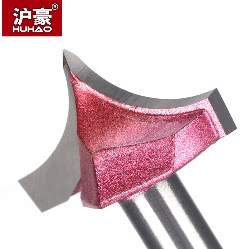 HUHAO Ipc 8mm Shank Woodworking Cutter CNC Tungsten steel Router Bits for wood carbide Woodworking