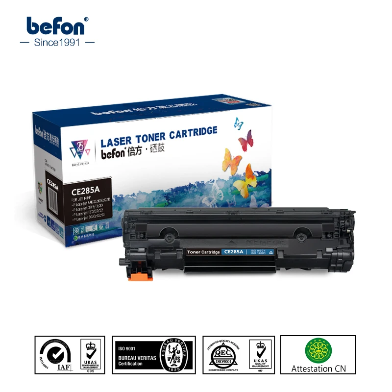 Compatível do Cartucho do Toner de Befon 285a para hp Substituição Laserjet Pro M1130 M1132 M1134 M1212 mf 3010 Ce285a 85a P1102 P1102w