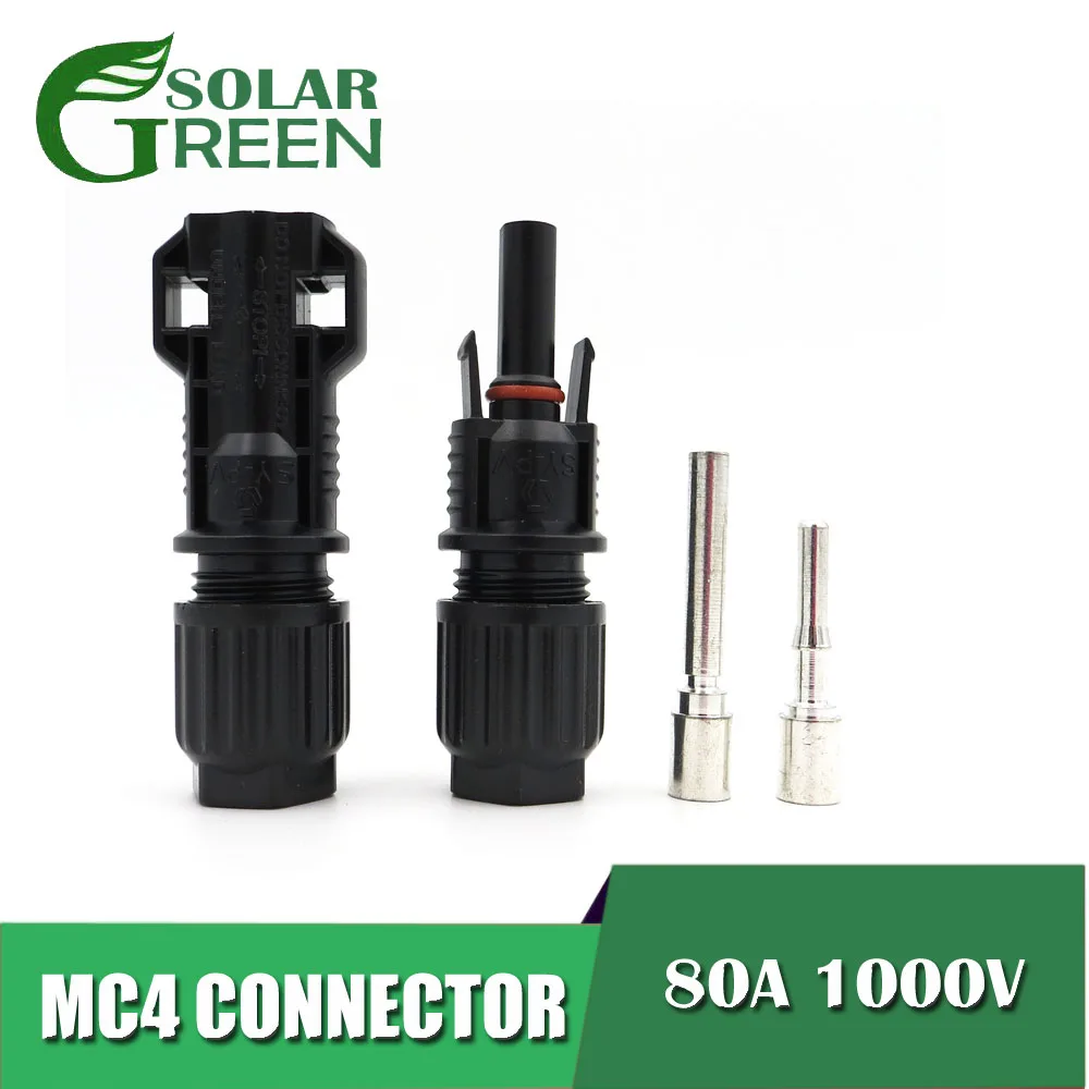 

1000V 80Amp MC4 Connector Branch parallel connection Electrical Solar MC4 Plug Photovoltaic Panel Cable Wire Connect