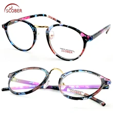 Фотохромные очки для чтения винтажные классические круглые женские очки с синим цветком+ 1+ 1,5+ 2 до+ 4,0 прогрессивные или поляризованные линзы