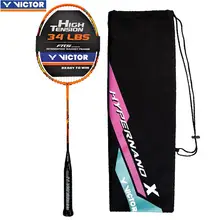 Véritable Victor Haute Tension Livre Badminton Raquette Plus 35 Livres Raquettes De Badminton HX-7SP HX-20H TK-220H TK-15N JS-03H(China)