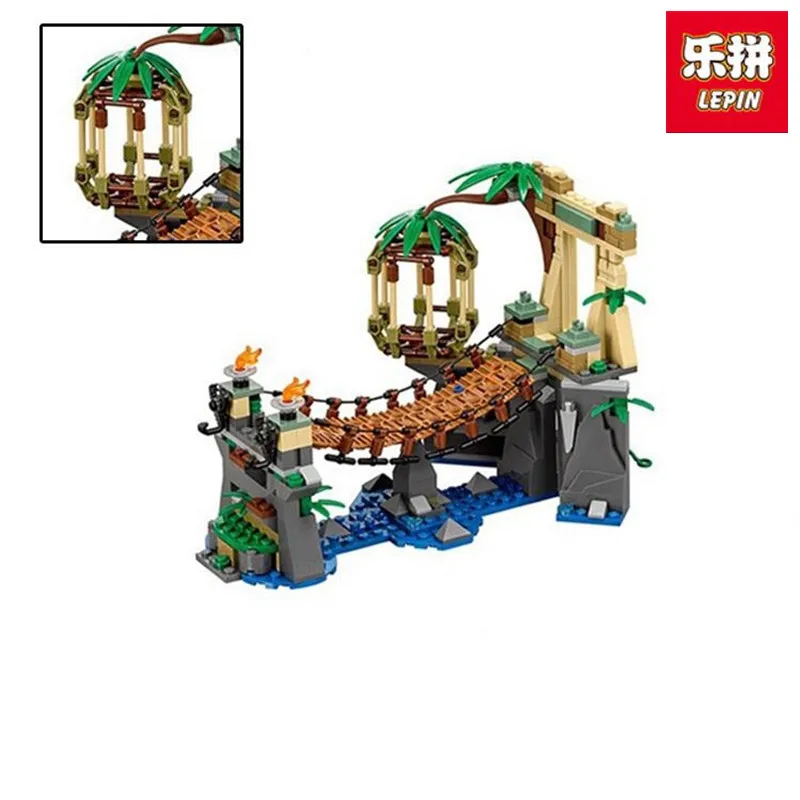 

Lepin 06059 334pcs Ninja Movie Series Master Falls Building Block Compatible 70608 Brick Toy