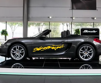 

Car Racing Random Tribal 46'' Door Decal for Boxster Vinyl Side Motor Stickers ZC430