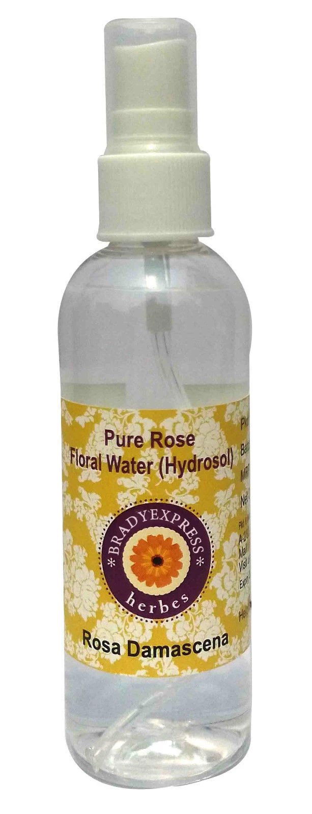 FRee Shipping Natural Rose Hydrosol (Floral Water) 100ml Rosa damascena