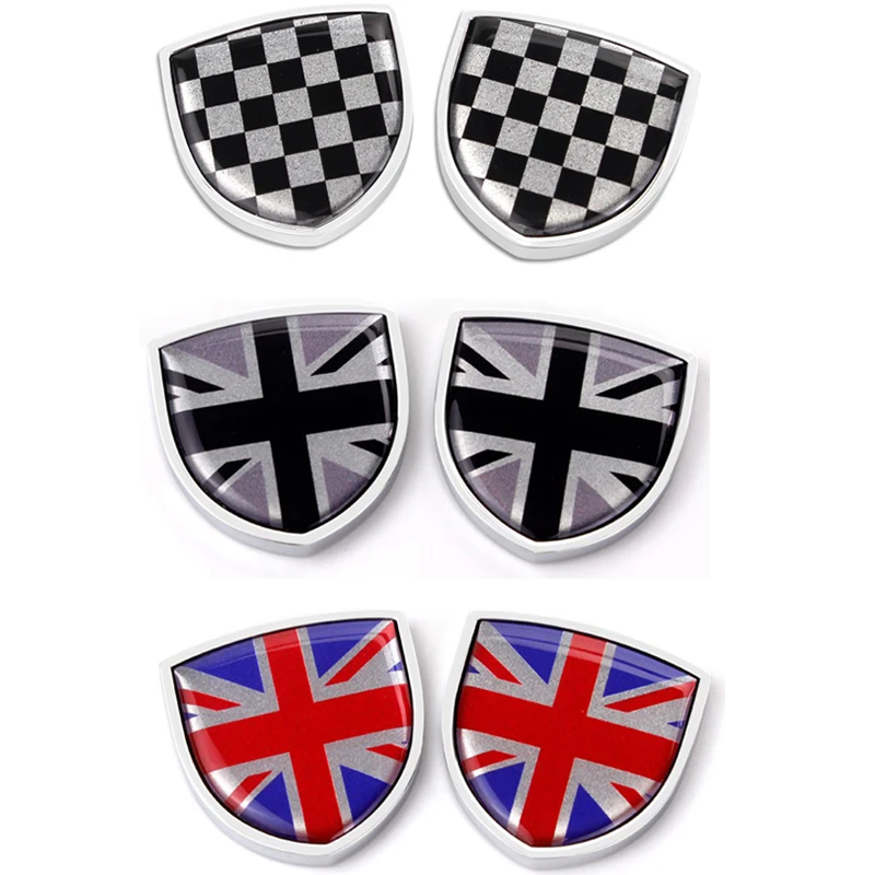 Distintivo Per Moto Automobili Per Bandiera F1 Per Bmw F10 Cadillac Kia Sportage Toyota Smart Ford Honda Ducati Chrome Window Sticker