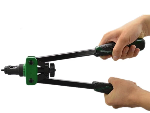 UZWELL 13'' 14" Rivet Nut Gun Manual Riveter Double Handles Nail Gun M3 To M10 Hand Riveter Screw Rivet nut
