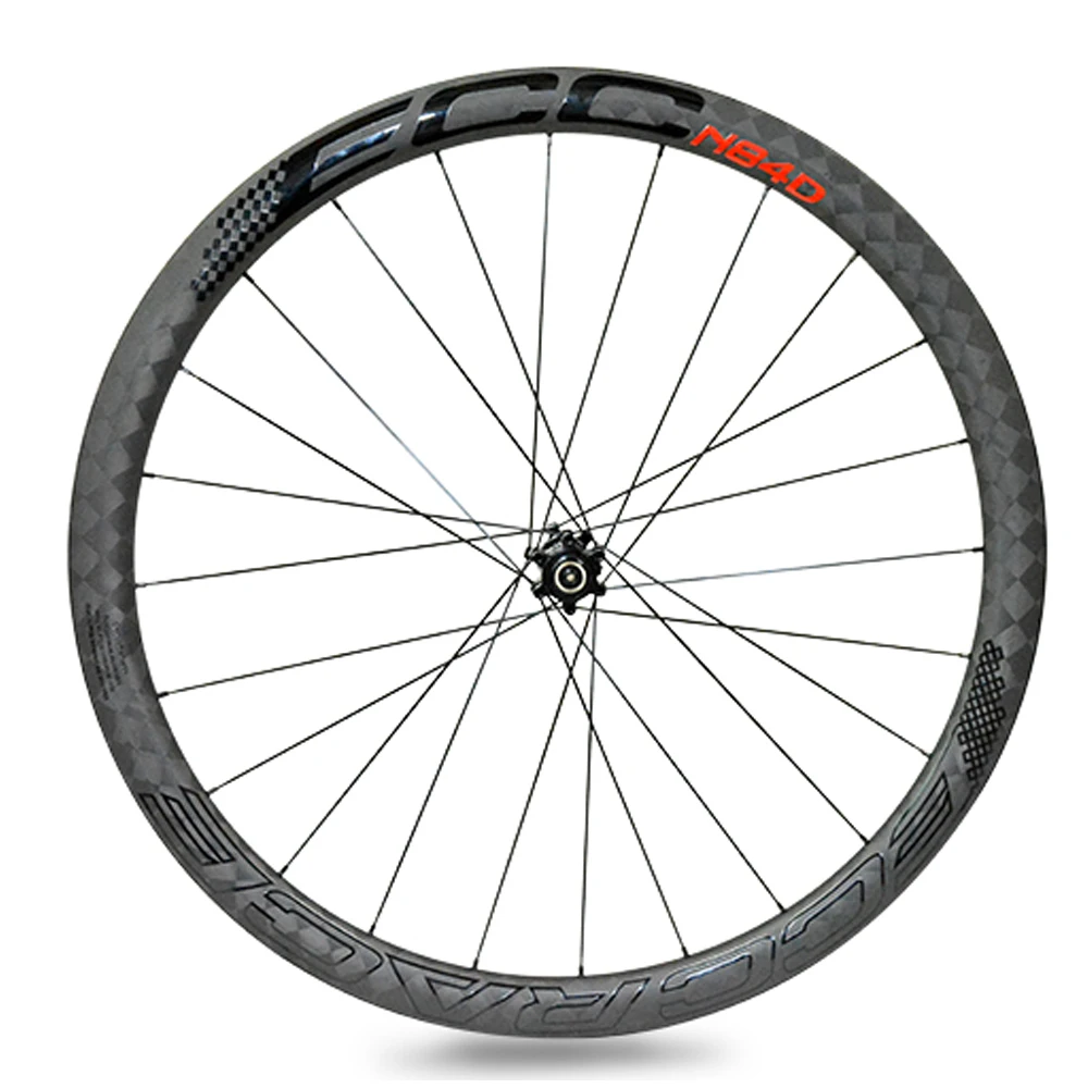 ECC N84D Углеродные колеса прямые тяги низкое сопротивление колесо для дорожного байка дисковые тормоза 40 мм диски из углеродного сплава 700C велосипедные колеса