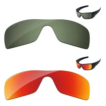 Огонь красный и зеленый черный 2 шт. Поляризованные замена оптические стёкла для Batwolf солнцезащитные очки женщин рамки UVA и UVB защиты