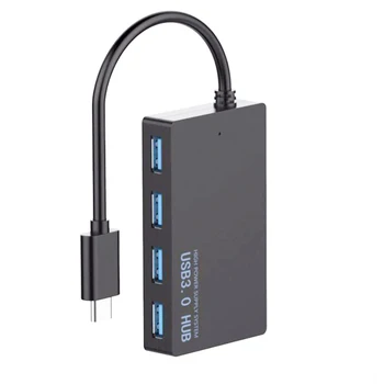 

10pcs/lot 4 in 1 USB-C USB 3.1 Type C Hub 4 Port USB 3.0 Hub Adapter for New MacBook