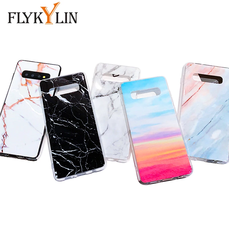 

FLYKYLIN Marble Case For Samsung Galaxy A50 A30 A20 A10 M10 Note 8 9 S7 Edge S8 S9 S10 Plus S10e Cover Soft TPU Silicone Coque