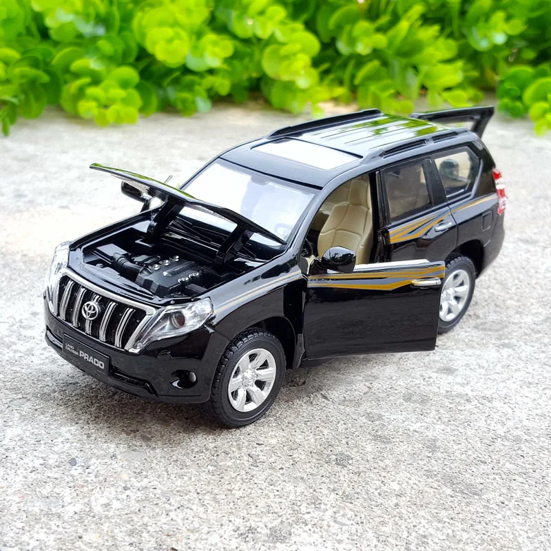 132 alloy pull back car toys, high imitation Toyota LAND CRUISER PRADO