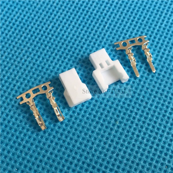 JST DS LOSI 2.0mm 2Pin Male and Female Housing Connector with Crimps x 50Sets