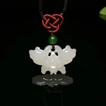 

h2#Exquisite Hetian Jade Butterfly Pendant