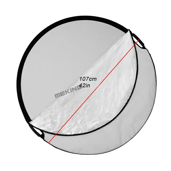 Студийный реквизит фото отражатели 110 см 4" 5в1 светильник Mulit складной портативный Отражатель с сумкой для переноски