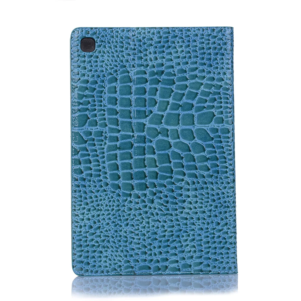 Чехол из крокодиловой кожи для Samsung Galaxy Tab S5e 10,5 SM-T720 SM-T725 T720 T725 принципиально смарт-чехол с подставкой+ защитная пленка на экран+ подставка для ручек