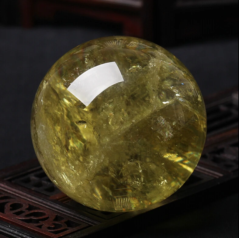WBY 505+++ Brazil imported stone pure hand polished natural yellow