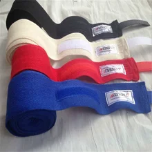 Хлопчатобумажные дышащие боксерские браслеты Санда поддержка запястья ремни спортивные фитнес бинты для ММА