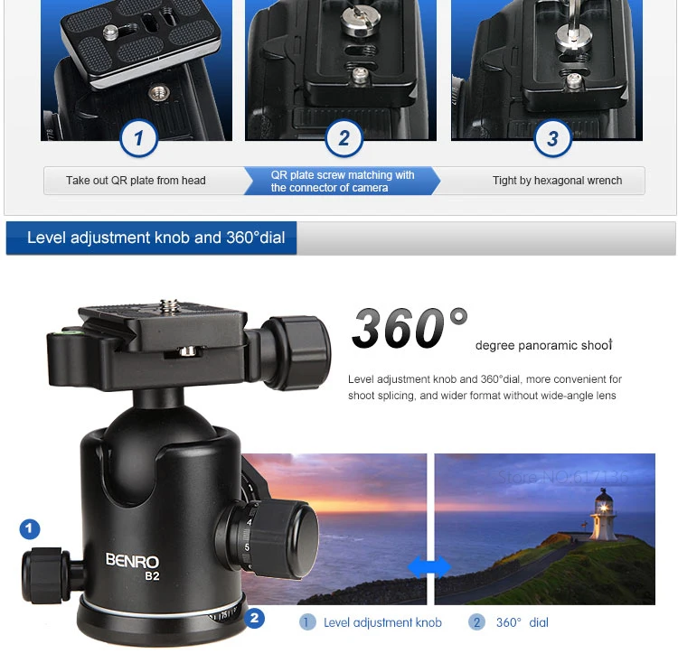 BENRO B2 Ballhead 05