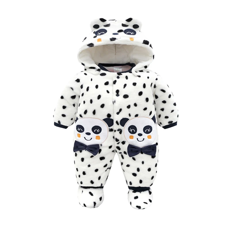 

Newborn Baby Clothes Autumn Winter 1pcs Rompers Kids Soft Fleece Clothing Overcoat Cartoon Animal Outdoor Jumpsuit Hooded Wear
